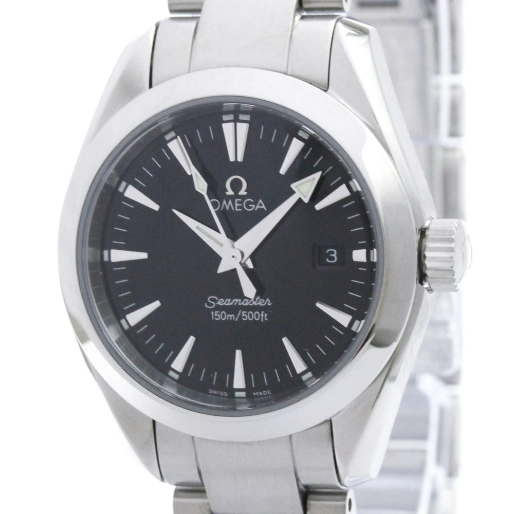 OMEGA Seamaster Aqua Terra Steel Quartz Ladies Watch 2577.50 Polished
